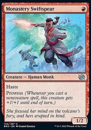 【ENG】《寺院迅矛僧/Monastery Swiftspear》[兄弟之戰]