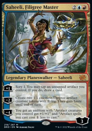 【ENG】《絲金大師莎希莉/Saheeli, Filigree Master》[兄弟之戰]