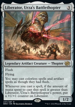 【JPN】《克撒戰翼機解放者號/Liberator, Urza's Battlethopter》[兄弟之戰]