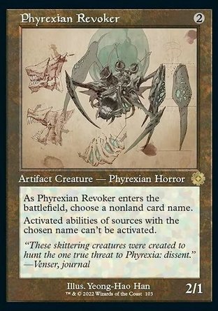 【ENG】《非瑞克西亞斷念妖/Phyrexian Revoker》[兄弟之戰復古神器]