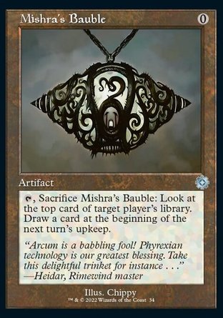 【ENG】《米斯拉的飾品/Mishra's Bauble》[兄弟之戰復古神器]