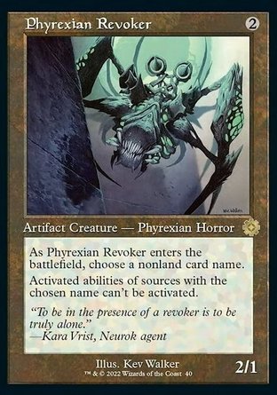【ENG】《非瑞克西亞斷念妖/Phyrexian Revoker》[兄弟之戰復古神器]