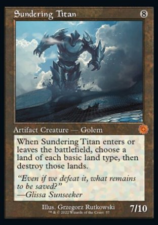 【ENG】《裂地泰坦/Sundering Titan》[兄弟之戰復古神器]