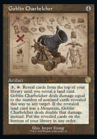 【ENG】《鬼怪噴火砲/Goblin Charbelcher》[兄弟之戰復古神器]