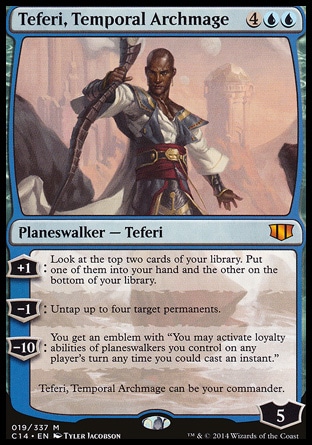 【JPN】《時間大法師泰菲力/Teferi, Temporal Archmage》[指揮官2014]