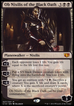 【ENG】《黯約者歐尼希茲/Ob Nixilis of the Black Oath》[指揮官2014禮盒]