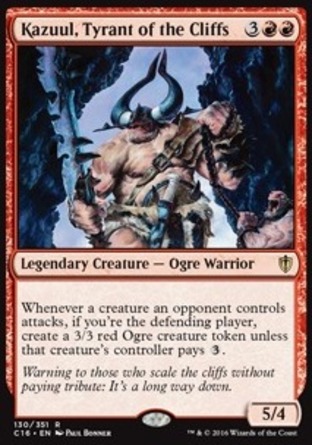 【JPN】《山崖暴君克卒/Kazuul, Tyrant of the Cliffs》[指揮官2016]