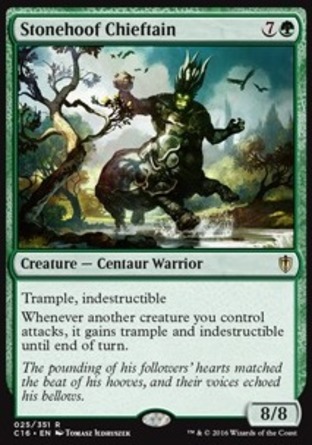 【JPN】《石蹄酋長/Stonehoof Chieftain》[指揮官2016]