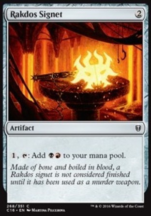 【ENG】《拉鐸司印記/Rakdos Signet》[指揮官2016]