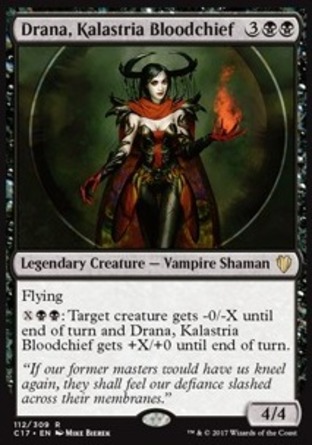 【ENG】《卡列奇血侯哲娜/Drana, Kalastria Bloodchief》[指揮官2017禮盒]