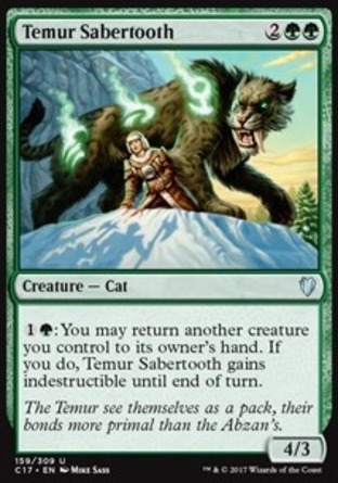 【ENG】《鐵木爾劍齒虎/Temur Sabertooth》[指揮官2017禮盒]