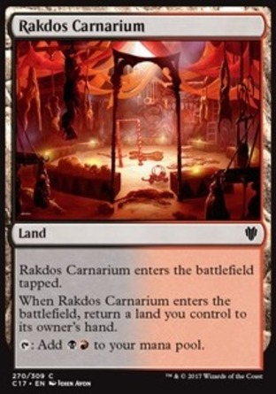 【ENG】《拉鐸司剜祭場/Rakdos Carnarium》[指揮官2017]