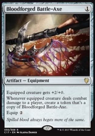 【ENG】《＜血鑄戰斧＞/Bloodforged Battle-Axe》[指揮官2017]