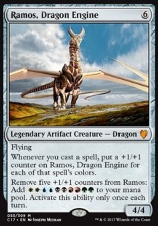 【ENG】 ☆Foil☆ 《龍形引擎瑞莫斯/Ramos, Dragon Engine》[指揮官2017]