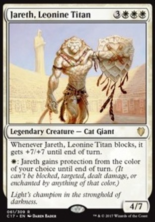 【JPN】《獅面泰坦賈瑞司/Jareth, Leonine Titan》[指揮官2017]
