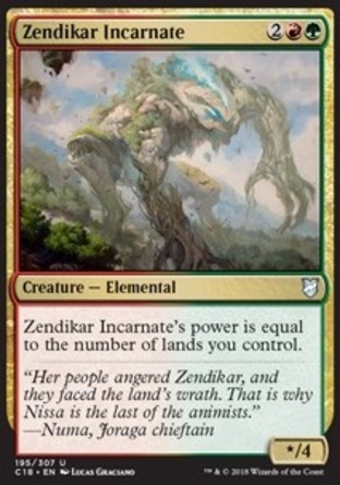 【ENG】《贊迪卡化身/Zendikar Incarnate》[指揮官2018禮盒]