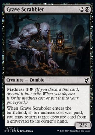 【ENG】《墓地翻揀怪/Grave Scrabbler》[指揮官2019禮盒]