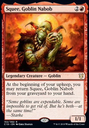 【ENG】《鬼怪總督斯奎/Squee, Goblin Nabob》[指揮官2019]