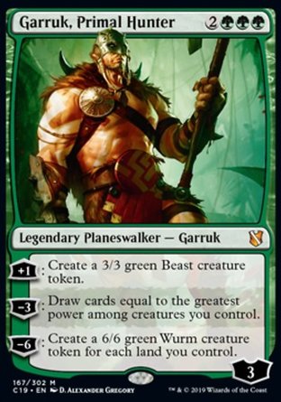 【ENG】《原初獵人賈路/Garruk, Primal Hunter》[指揮官2019]