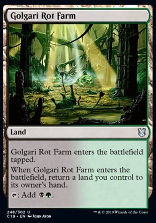 【ENG】《葛加理腐屍農場/Golgari Rot Farm》[指揮官2019]