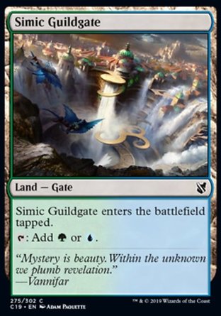 【ENG】《析米克公會門/Simic Guildgate》[指揮官2019禮盒]