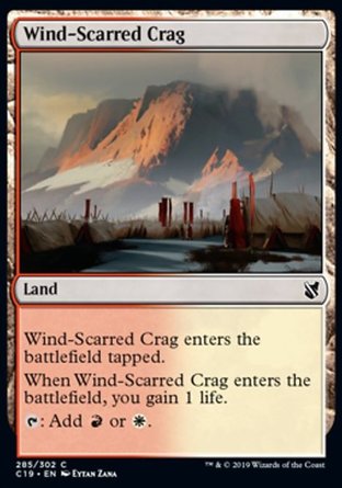 【ENG】《風蝕峭壁/Wind-Scarred Crag》[指揮官2019禮盒]
