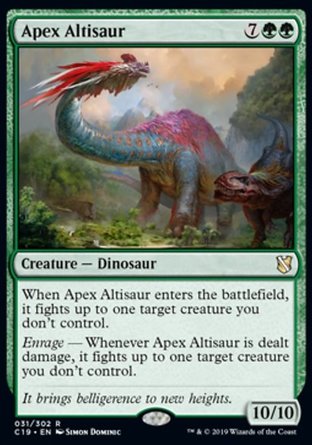 【ENG】《＜峰頂碩偉龍＞/Apex Altisaur》[指揮官2019]