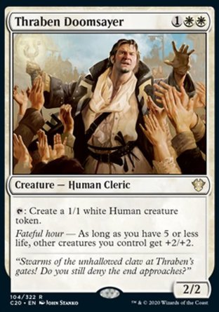 【JPN】《瑟班劫難論者/Thraben Doomsayer》[指揮官2020禮盒]