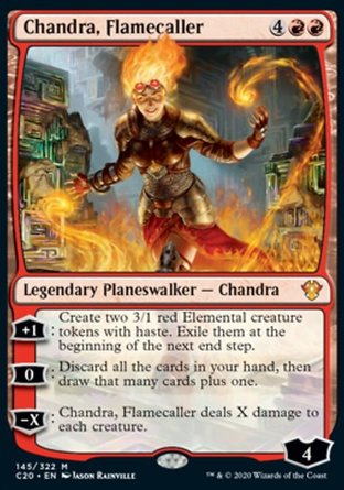 【JPN】《召焰茜卓/Chandra, Flamecaller》[指揮官2020禮盒]