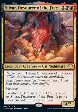 【JPN】《＜自由啖獸席爾瓦＞/Silvar, Devourer of the Free》[指揮官2020禮盒]