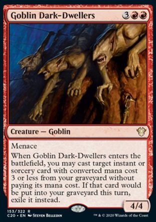 【JPN】《暗棲鬼怪/Goblin Dark-Dwellers》[指揮官2020禮盒]