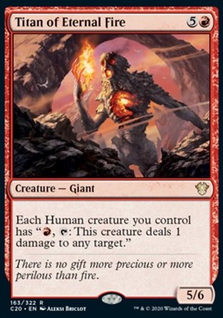 【JPN】《恆火泰坦/Titan of Eternal Fire》[指揮官2020禮盒]