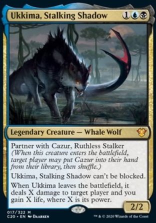 【JPN】《＜追跡影獸烏奇瑪＞/Ukkima, Stalking Shadow》[指揮官2020禮盒]