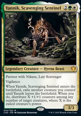 【JPN】《＜拾荒衛獸雅尼克＞/Yannik, Scavenging Sentinel》[指揮官2020禮盒]