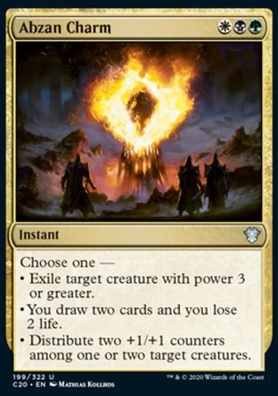 【JPN】《阿布贊護符/Abzan Charm》[指揮官2020禮盒]
