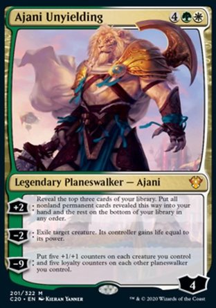 【JPN】《剛毅阿耶尼/Ajani Unyielding》[指揮官2020禮盒]