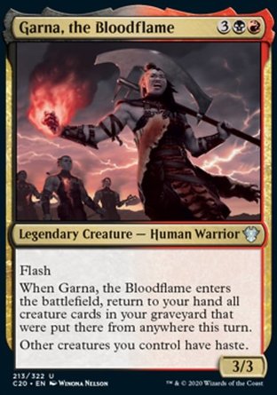 【JPN】《炎脈加娜/Garna, the Bloodflame》[指揮官2020禮盒]