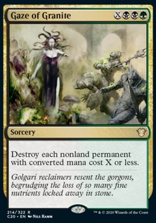 【JPN】《化岩瞪視/Gaze of Granite》[指揮官2020禮盒]