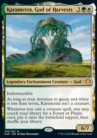 【JPN】《豐收神卡拉美特拉/Karametra, God of Harvests》[指揮官2020禮盒]