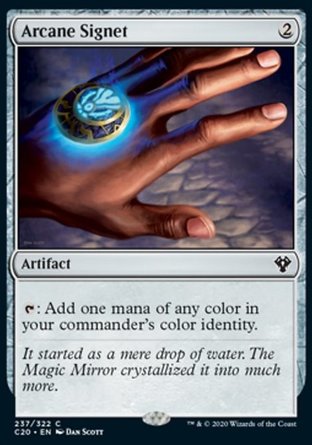 【JPN】《秘法印記/Arcane Signet》[指揮官2020禮盒]