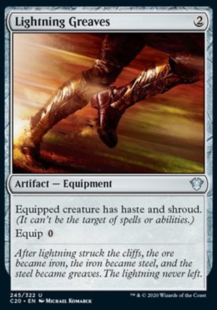 【JPN】《迅雷護脛/Lightning Greaves》[指揮官2020]