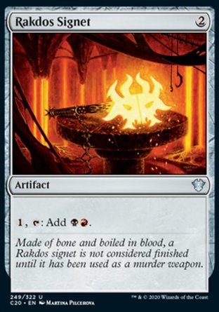 【JPN】《拉鐸司印記/Rakdos Signet》[指揮官2020禮盒]