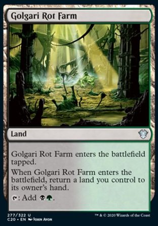 【JPN】《葛加理腐屍農場/Golgari Rot Farm》[指揮官2020禮盒]