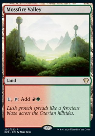 【JPN】《苔炎山谷/Mossfire Valley》[指揮官2020禮盒]