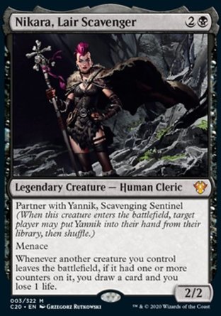 【JPN】《＜巢穴拾荒客妮卡拉＞/Nikara, Lair Scavenger》[指揮官2020禮盒]