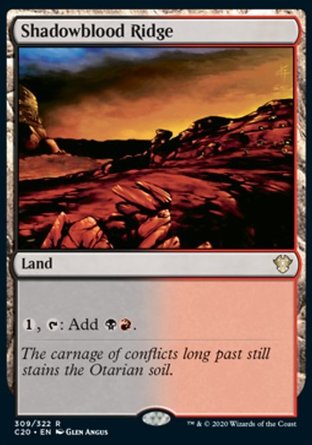 【JPN】《闇血山脊/Shadowblood Ridge》[指揮官2020禮盒]