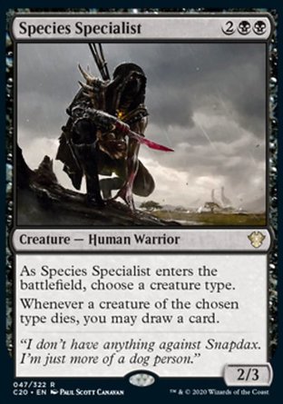 【JPN】《＜滅種專家＞/Species Specialist》[指揮官2020]