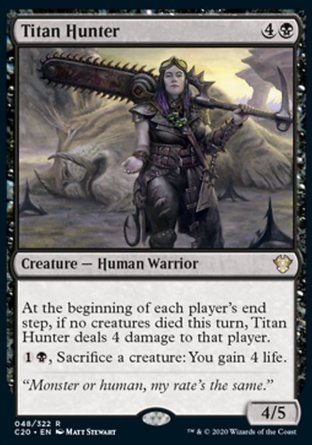【JPN】《＜巨物獵人＞/Titan Hunter》[指揮官2020禮盒]