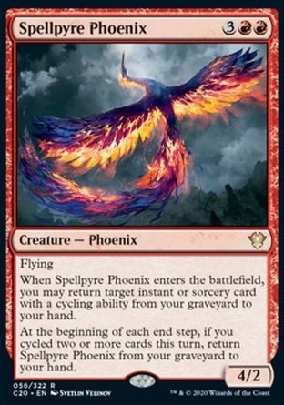 【JPN】《＜咒焚鳳凰＞/Spellpyre Phoenix》[指揮官2020禮盒]