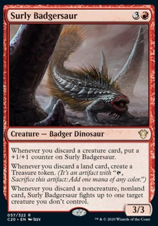 【JPN】《＜乖戾龍獾＞/Surly Badgersaur》[指揮官2020]